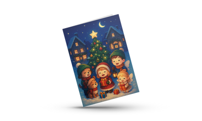 ✨Kerst Wenskaart A6 (Midwinter Village – Collectie) ✨