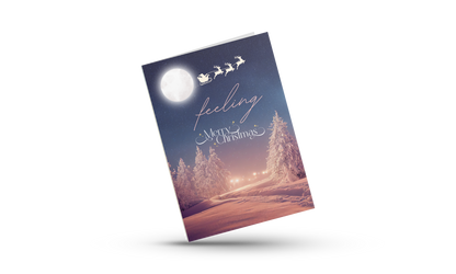 🎄 Handgemaakte Kerst Wenskaart – Feeling Christmas