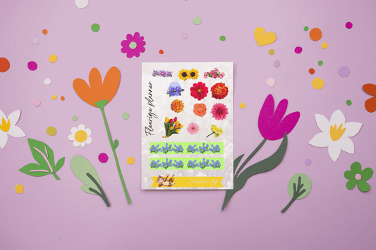 Haal de Lente in Je Planner - Fleurige Bloemen Planner Stickers