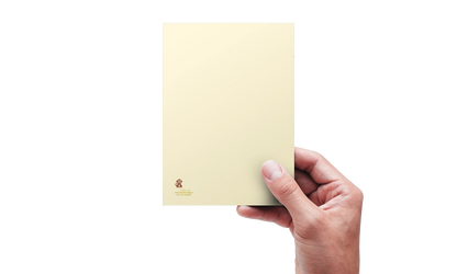 Handgemaakte A6 verjaardagskaart met retro bloemen en tekst ‘Gefeliciteerd Jarige’ in pastelkleuren