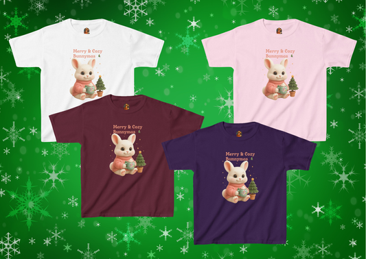 Kinder T-Shirt – Maggie Kersteditie | Merry & Cozy Bunnymas