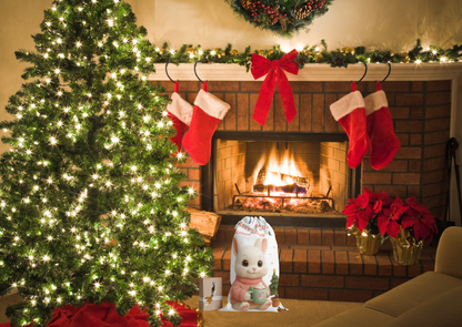 🎄 Merry & Cozy Bunnymas – Cadeauzak (Maggie Collectie)