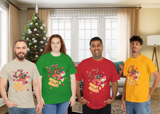 Merry & Bright Adults T-Shirt