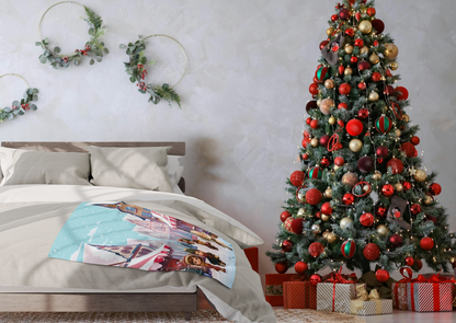 Arctic Fleece Deken – Midwinter Village – 76×101 cm / 127×152 cm / 152×203 cm