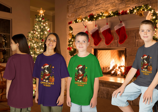 Kinder T-shirt – Nikita Christmas Vibes | Kerstshirt Kids | Creatieve Aap