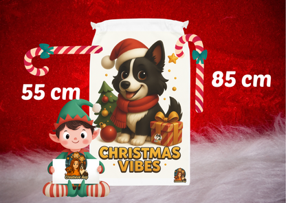 🎁 Nikita – Christmas Vibes Cadeauzak (Duurzaam & Herbruikbaar)