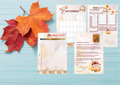 🍁 November 2025 Planner Set – PDF Download