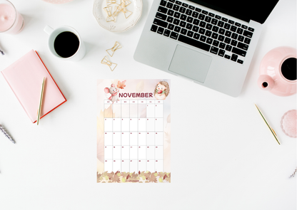 🍁 November 2025 Planner Set – PDF Download