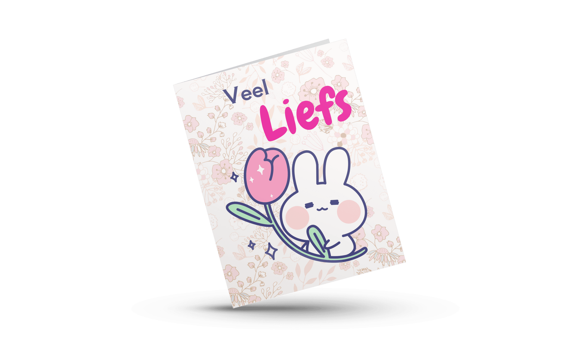 Wenskaart "Veel Liefs" - Maggie Collectie - Konijn - A6 Formaat met Envelop - Creatieve Aap