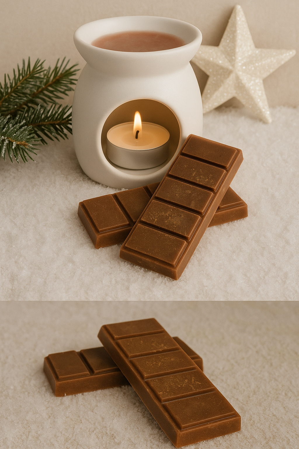 🕯️ Handgemaakte Waxmelt Bar – Kaneel (5 stukken | ±50 gram)