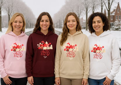 Unisex Hoodie – Wintertijd Collectie | Creatieve Aap | Cozy winter hoodie