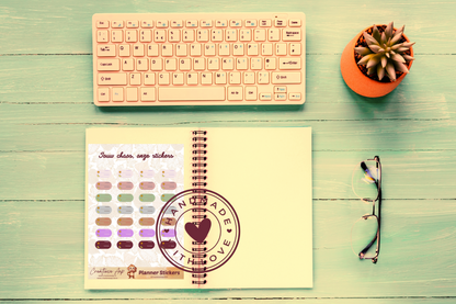 Planner Stickers “Zon op & Zon onder Tracker” – Herfstkleuren 🍂🌞🌙