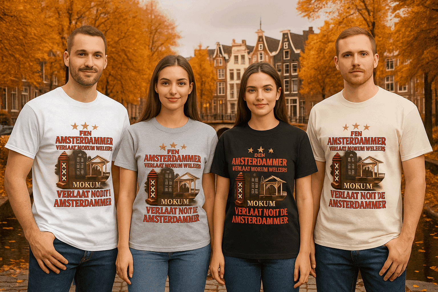 Amsterdammer Bundle – Shirt + Tote Bag - Creatieve Aap