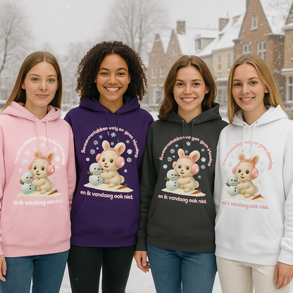 Unisex Hoodie – Maggie in de Winter (Collectie Maggie)