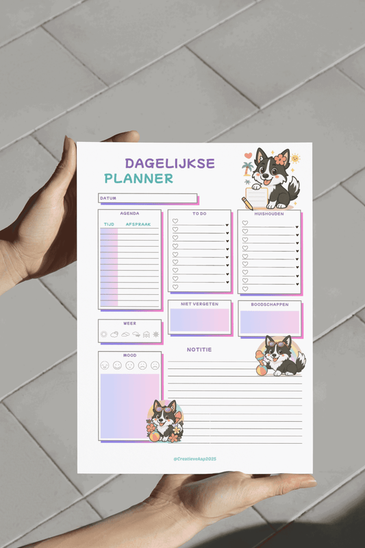 Collectie Nikita – Zomer Planner 2025 (Gratis PDF-download) - Creatieve Aap