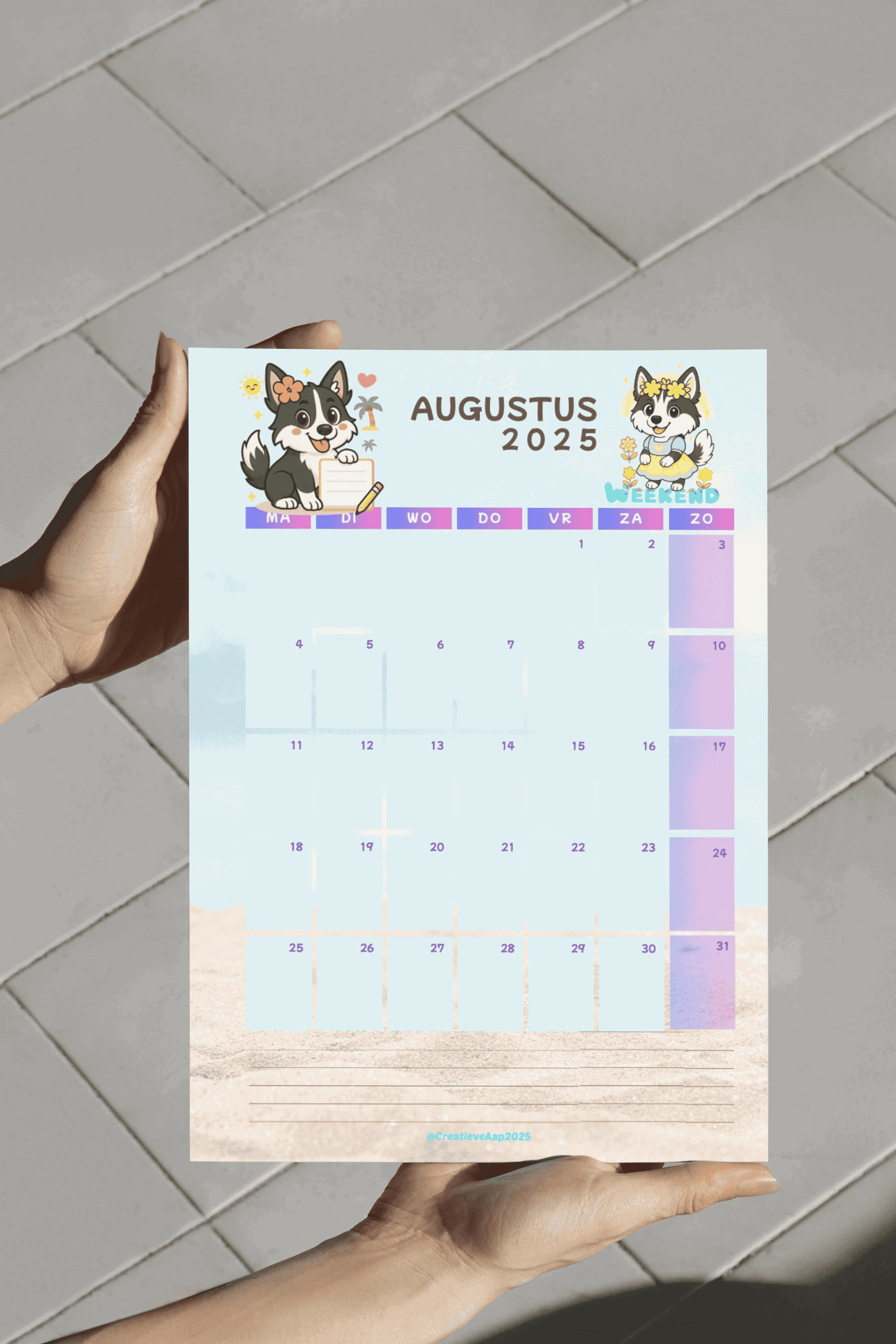 Collectie Nikita – Zomer Planner 2025 (Gratis PDF-download) - Creatieve Aap