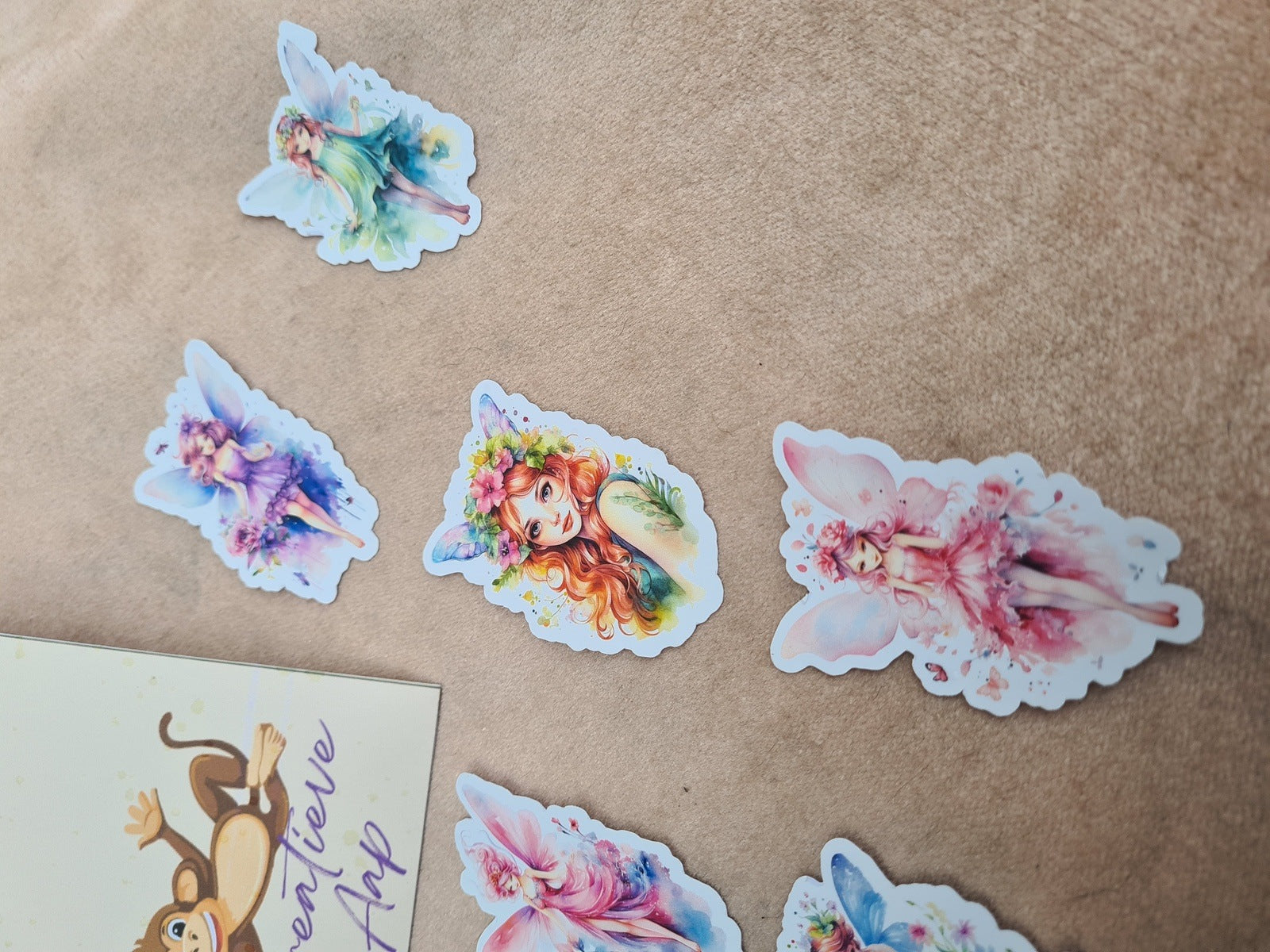 Handgemaakte Stickerset - Betoverende Fairy Collection Set van 12