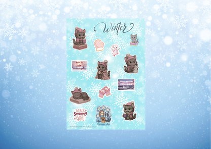 ❄️ Winter Planner Stickers – Shelby Collectie